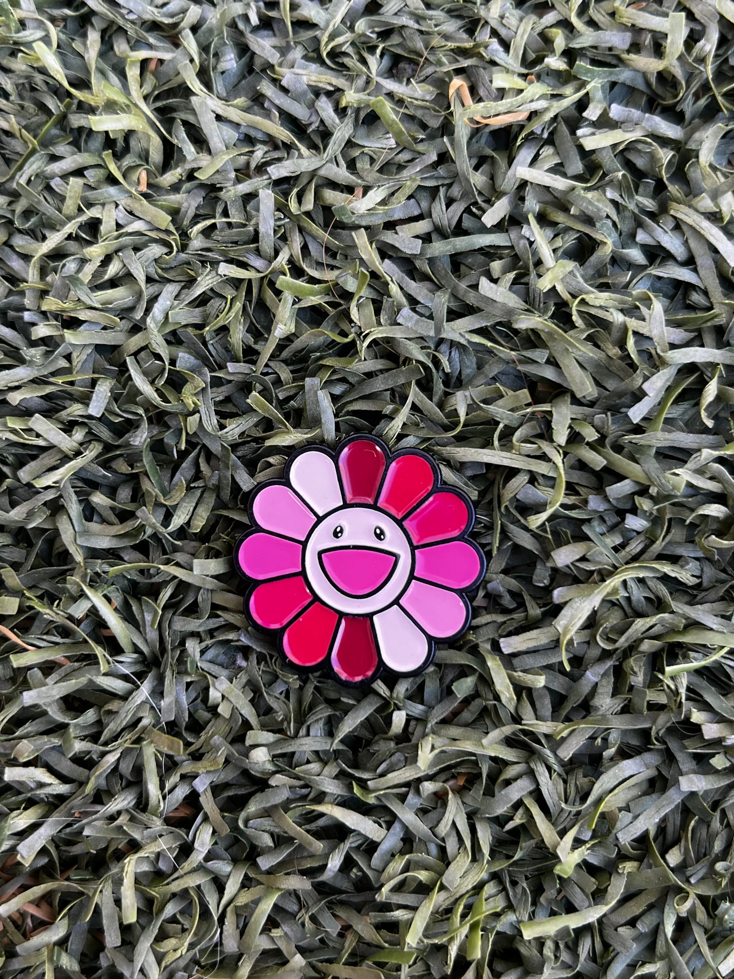 Pink Murakami Enamel Pin