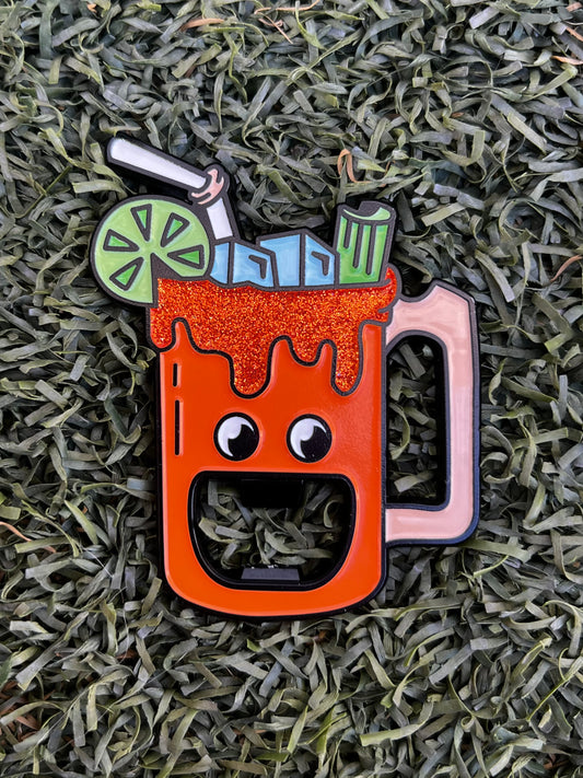 Michelada Enamel Pin Bottle Opener