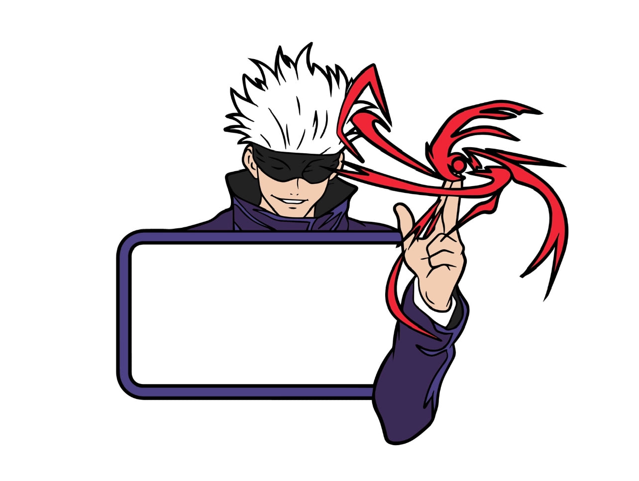 Satoru Gojo Enamel Pin Jujutsu Kaisen